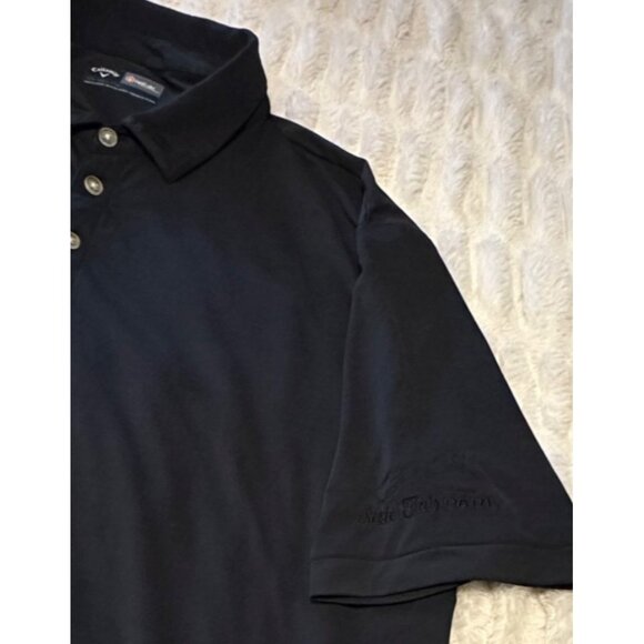 Men's Callaway Brand Opti-Dri Black Polo Shirt "State Fair Park" Size XXL-READ - Picture 14 of 16